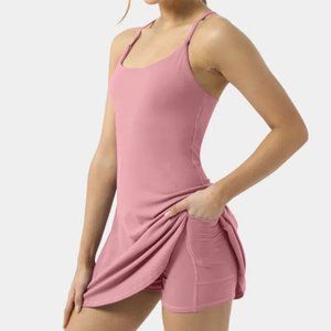 Halara Workout Dress (Lemonade Pink)